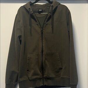 Burton Men's Olive Green Hoodie Jacket